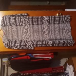 Long Tribal Print Jacket